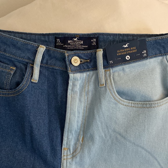 Hollister Patchwork Straight Jean - Picture 5 of 10